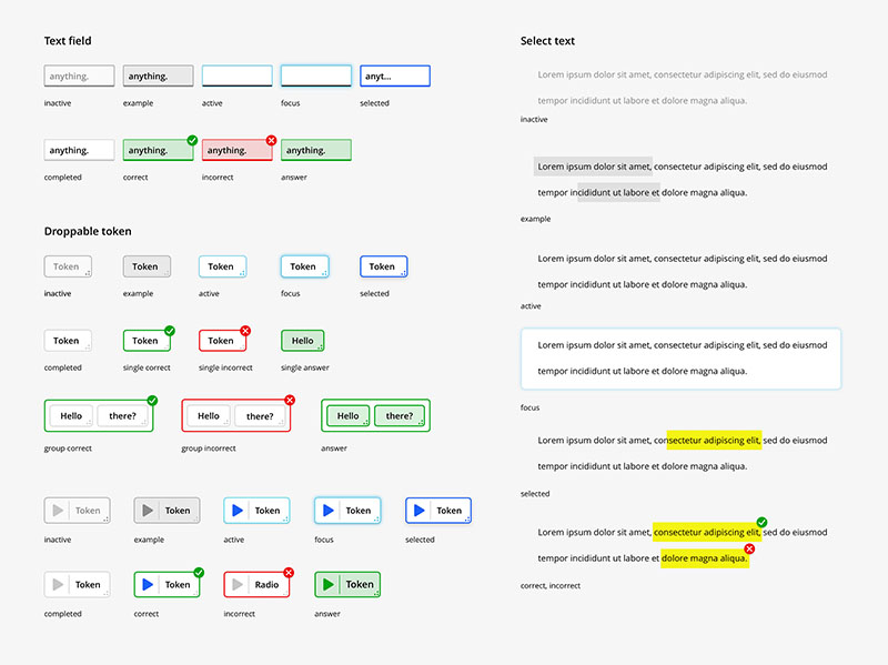 e-learning design system
